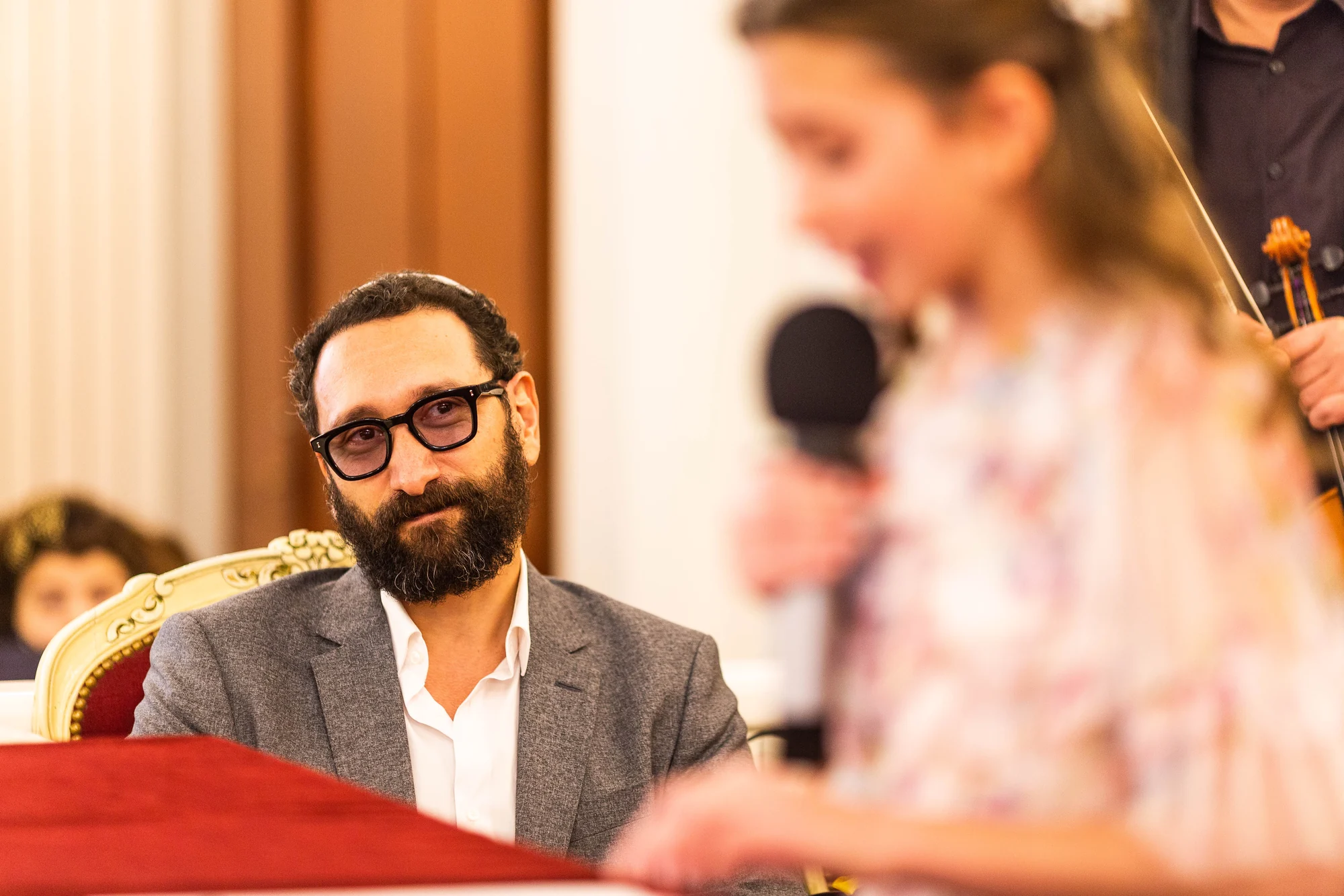 Le regard du papa