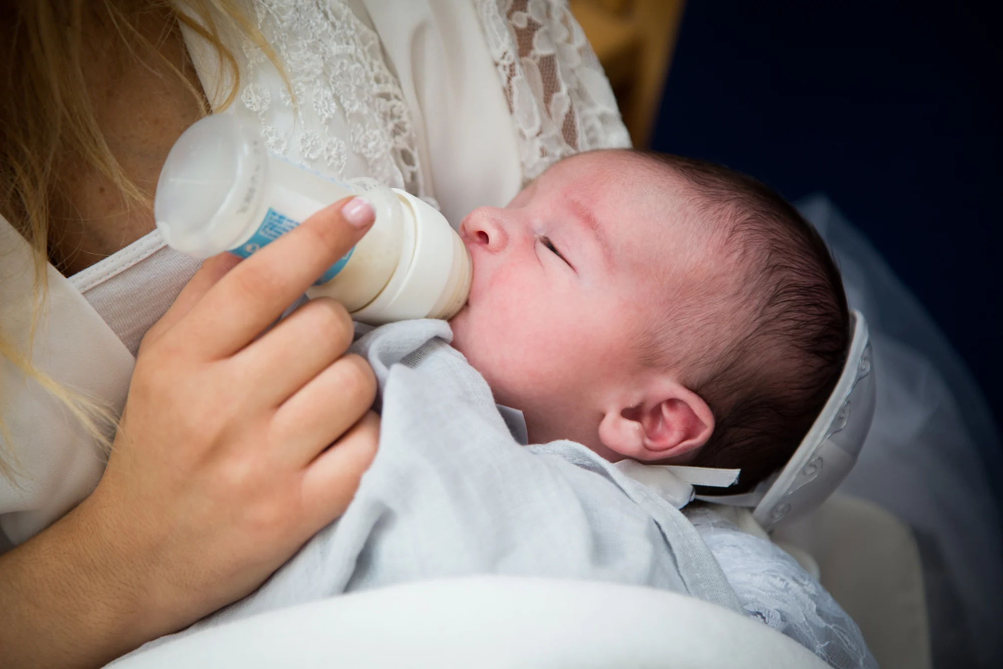 Le biberon après la cérémonie