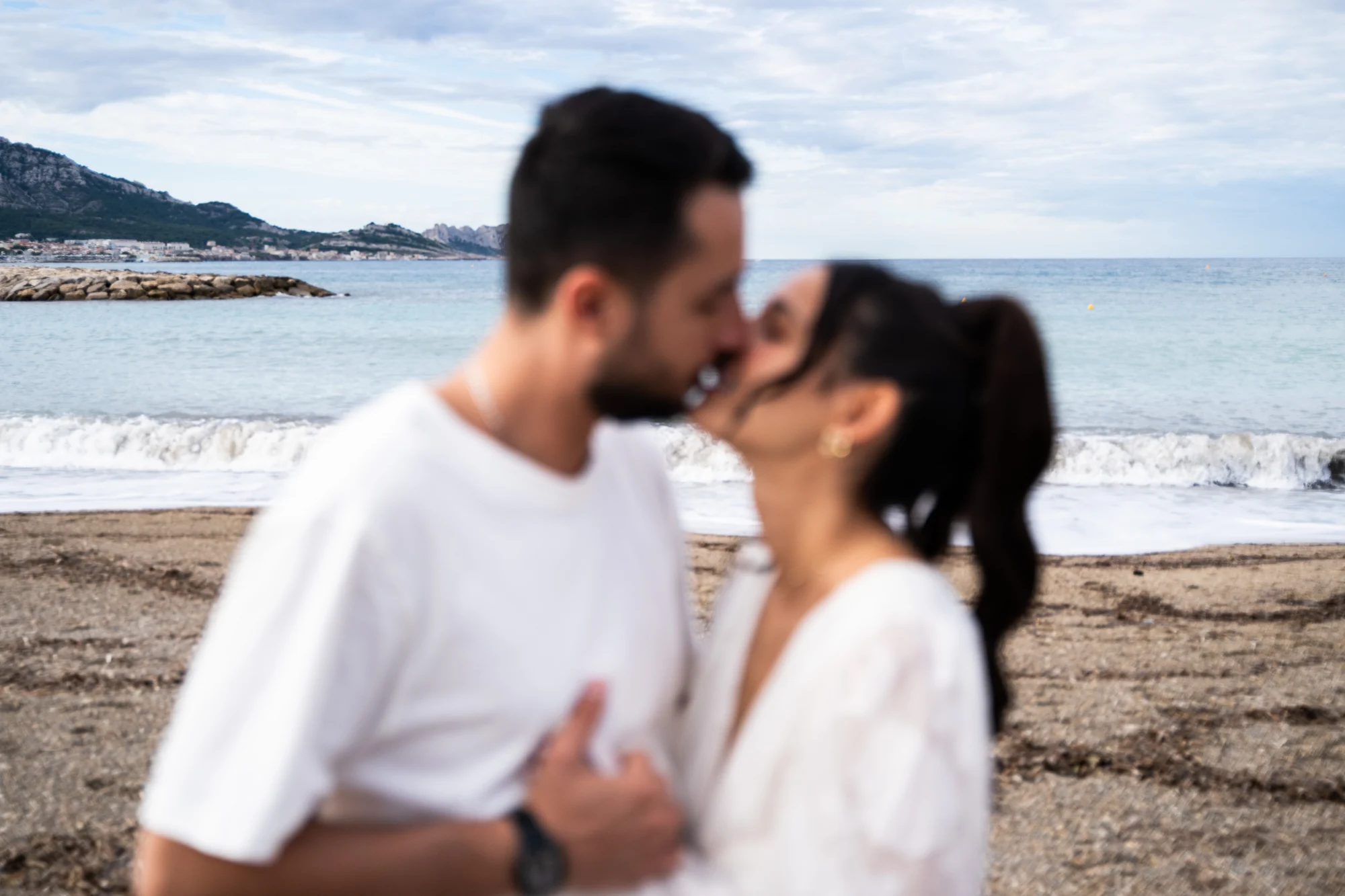 Le baiser sur la plage