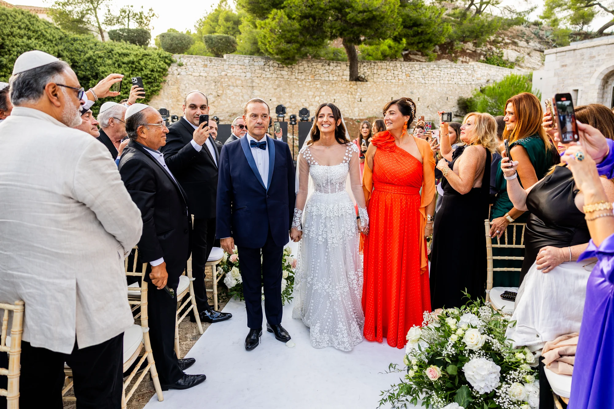 L'entrée de la mariée