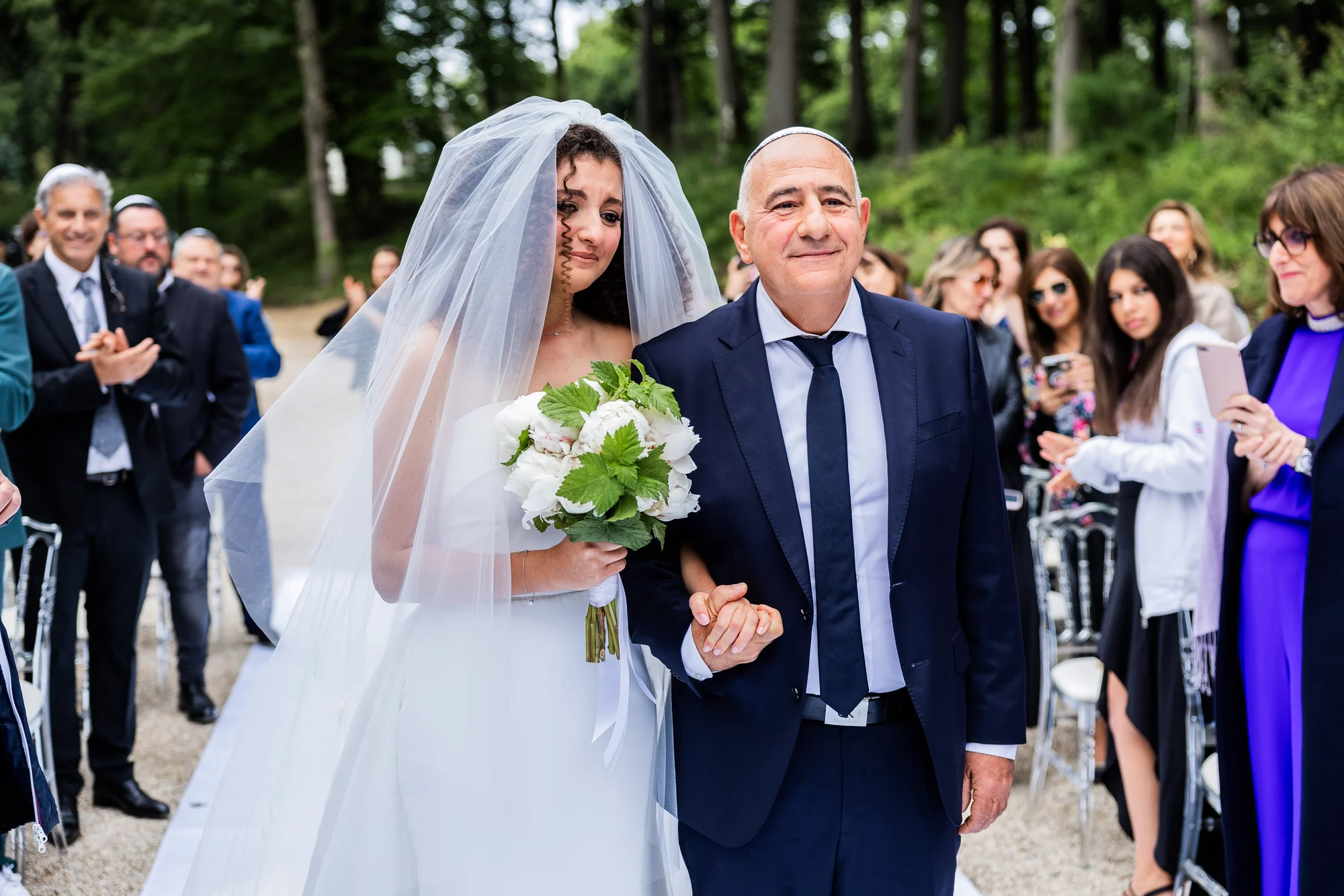 L'arrivée de la mariée