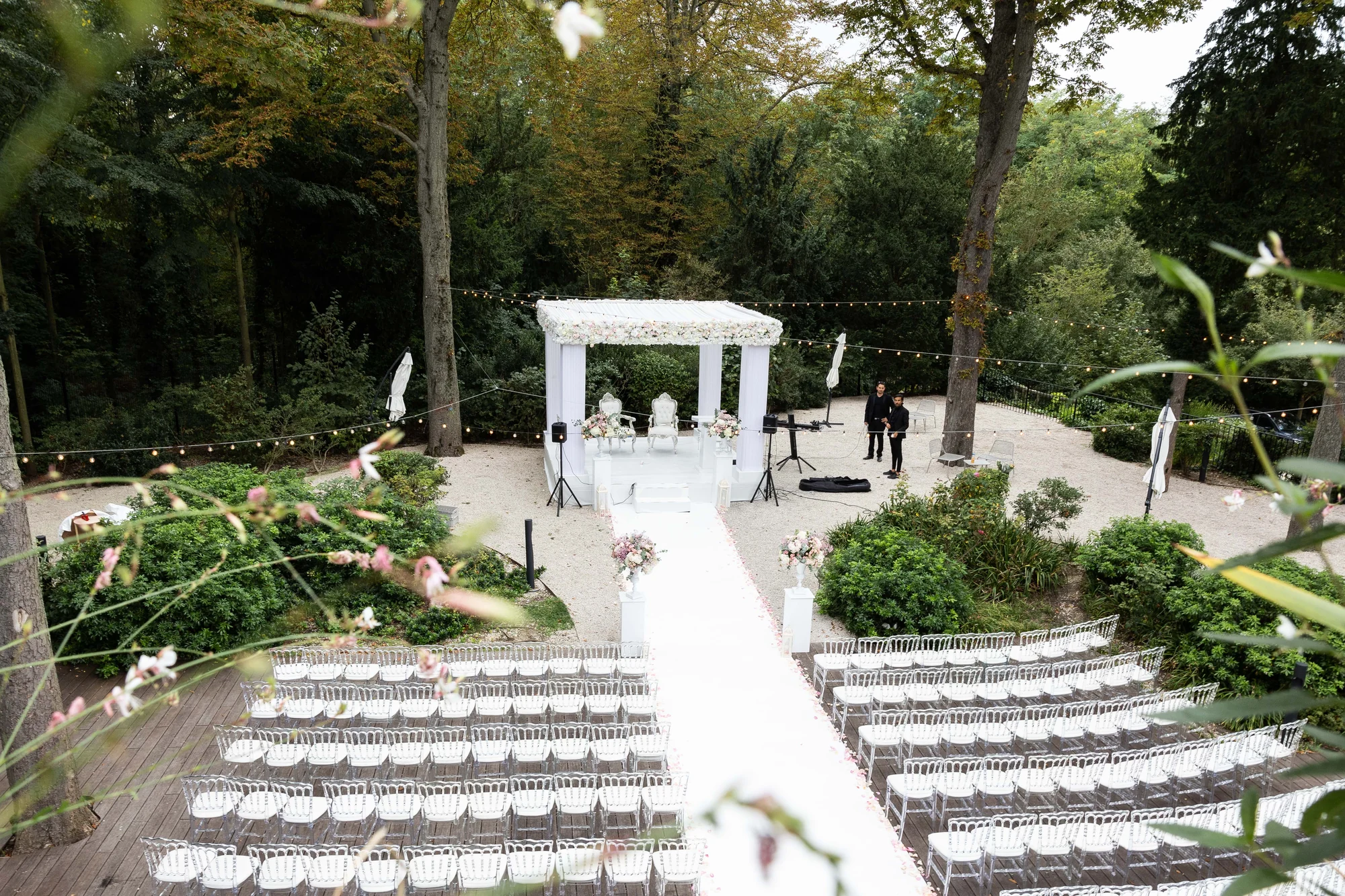 La houppa au cœur du jardin