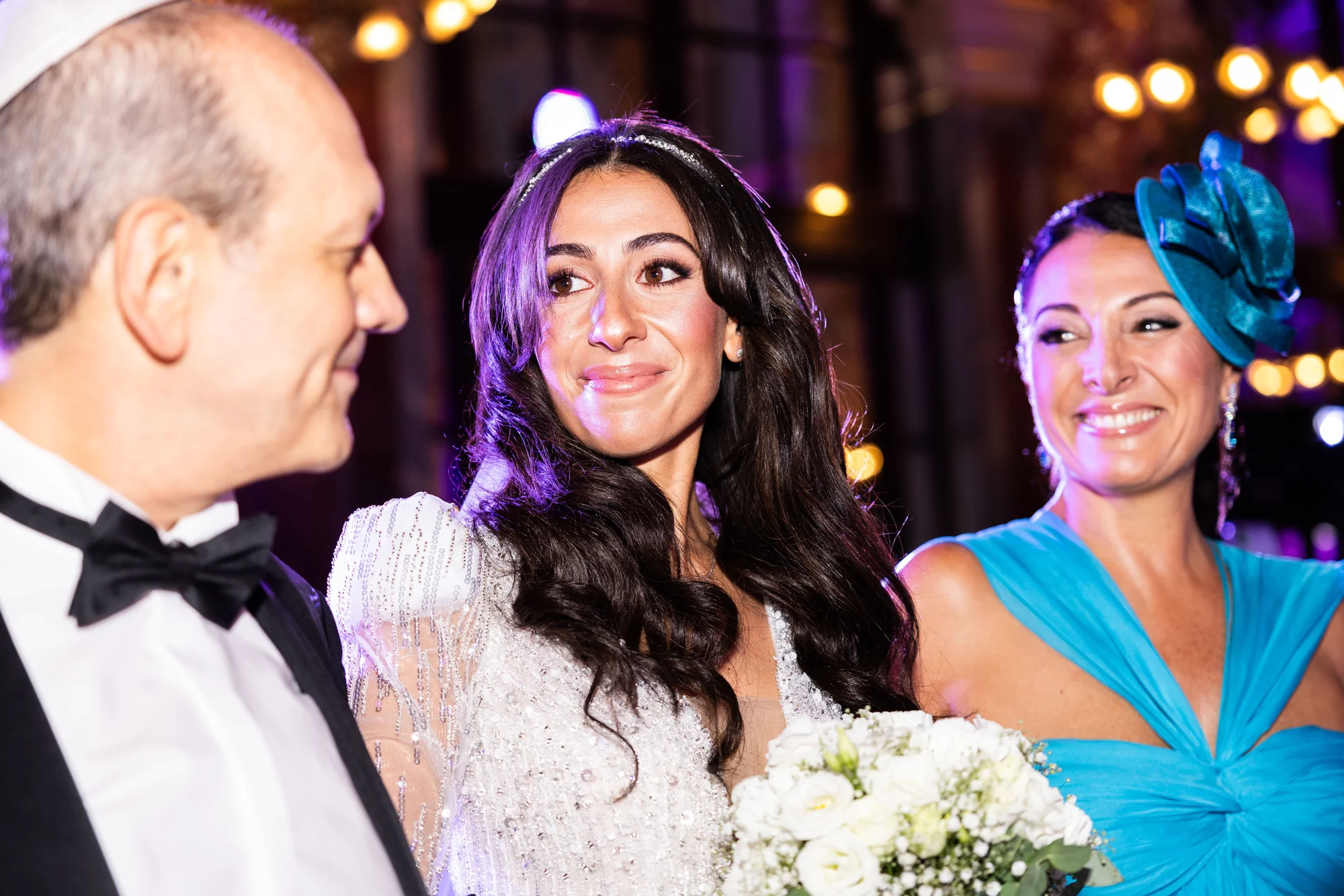 L'émotion de la mariée