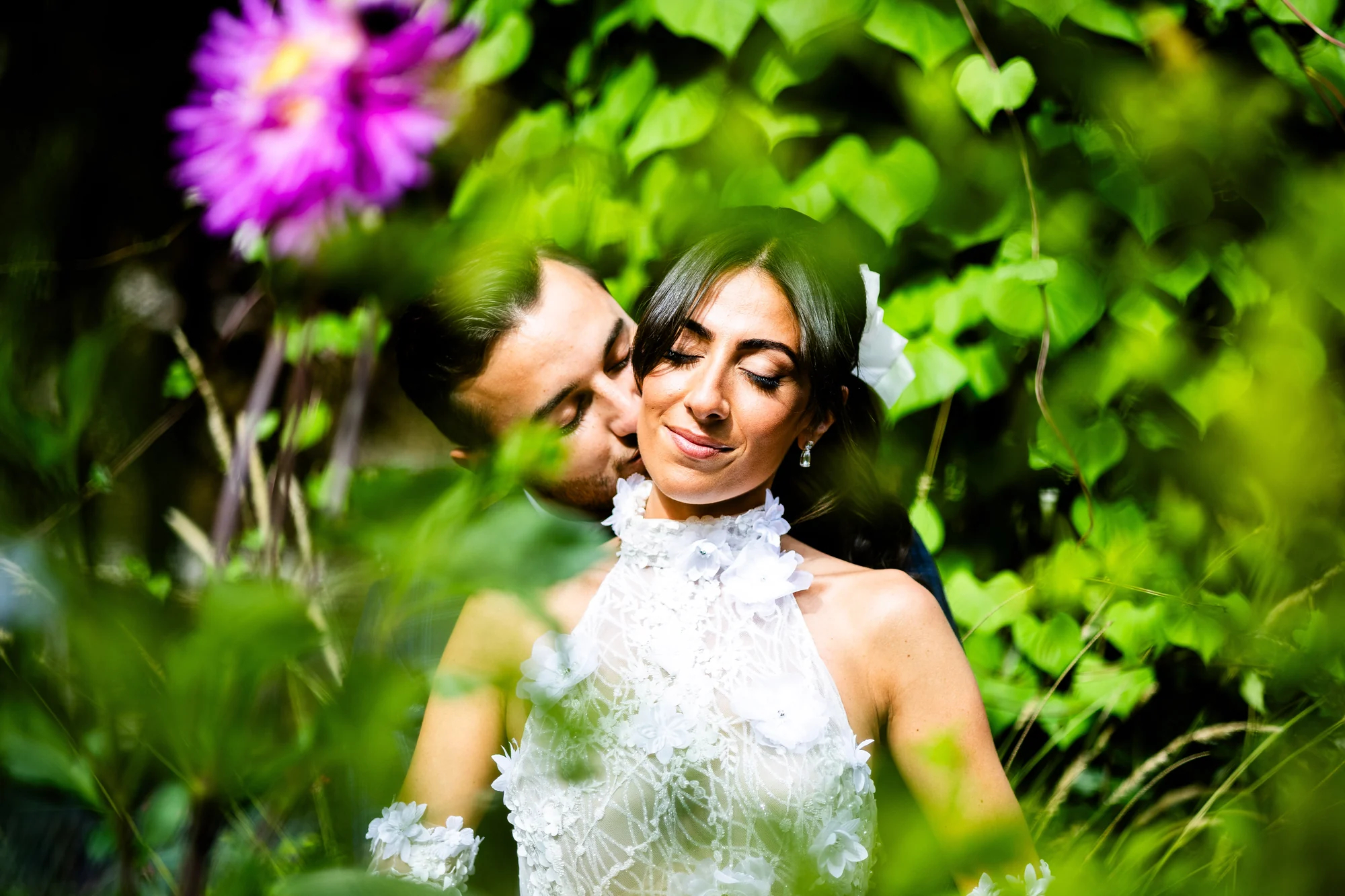La mariée dans les fleurs