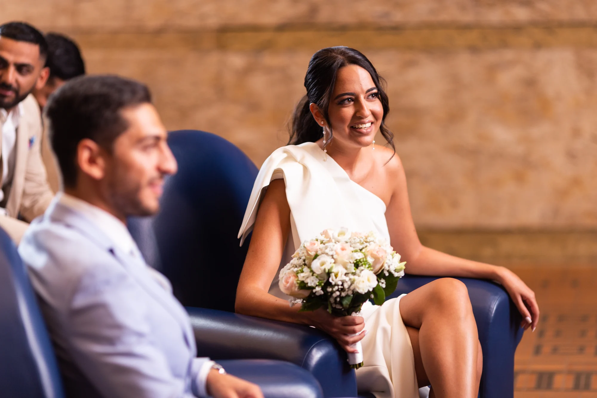 L'émotion de la mariée