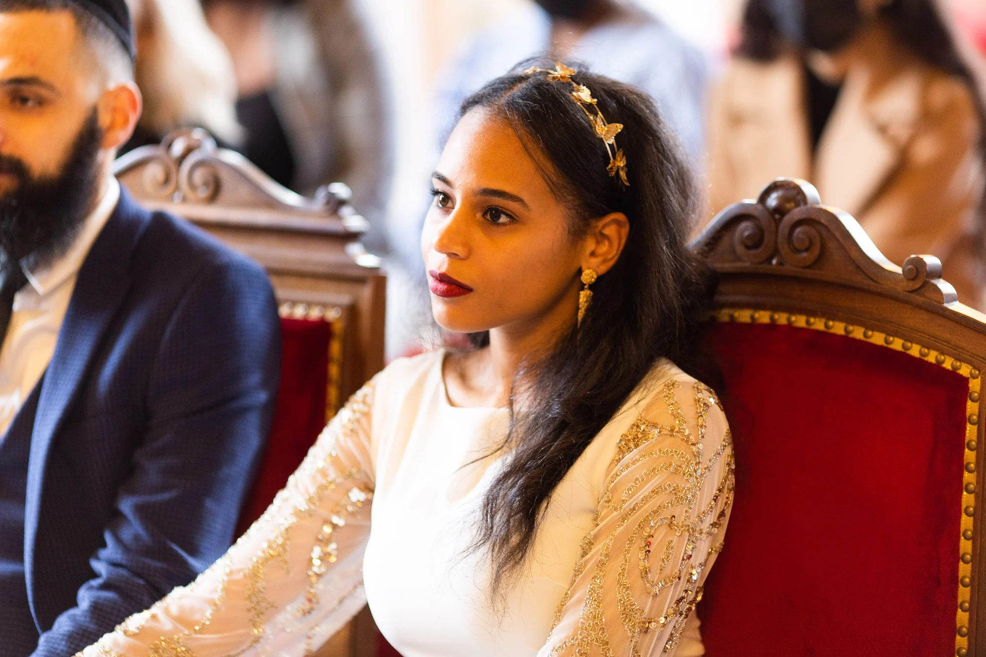 Le regard de la mariée