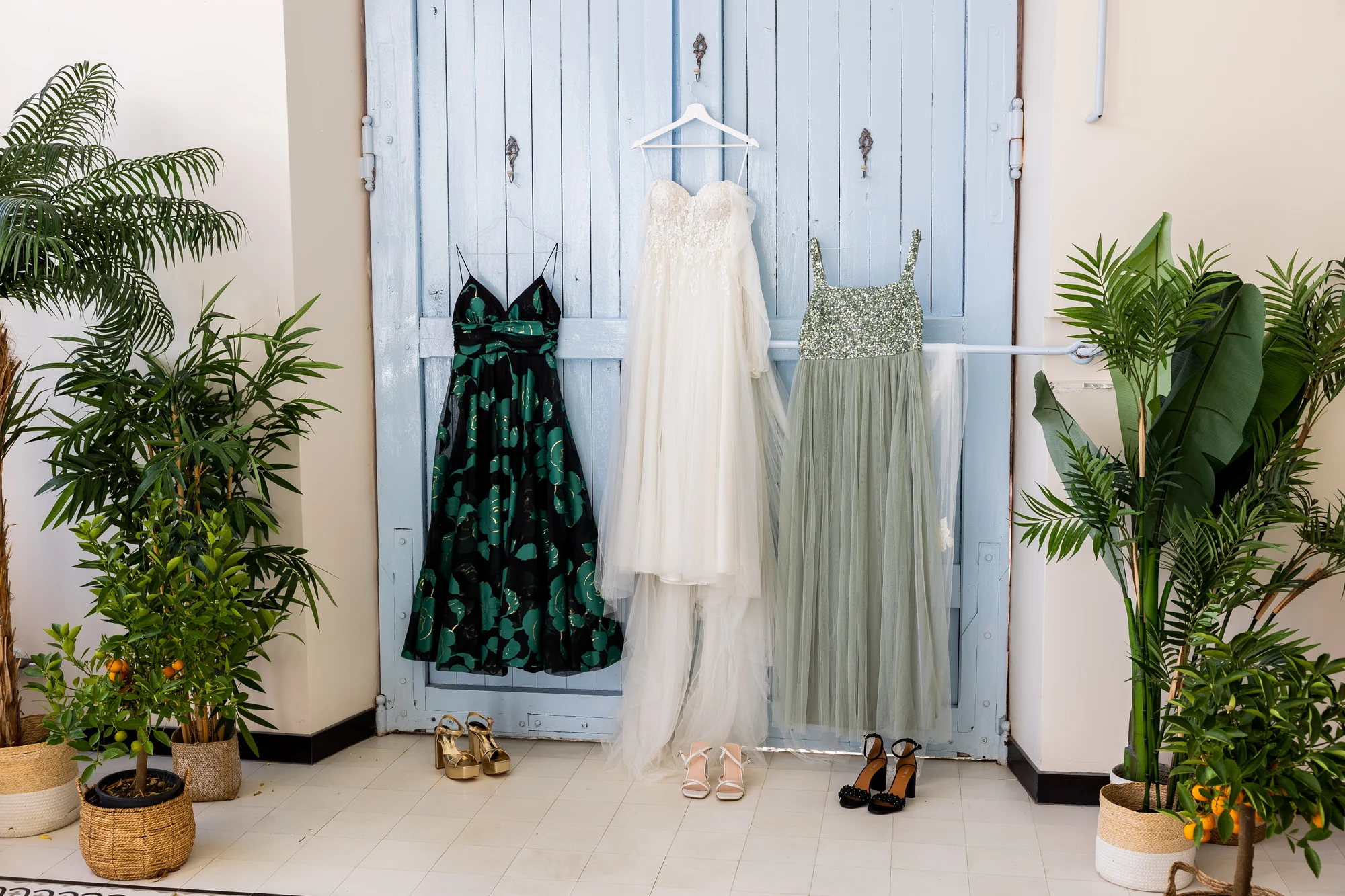 Les robes suspendues