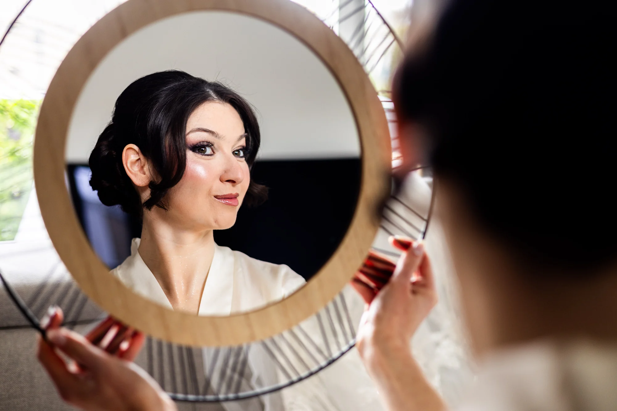 Le reflet dans le miroir