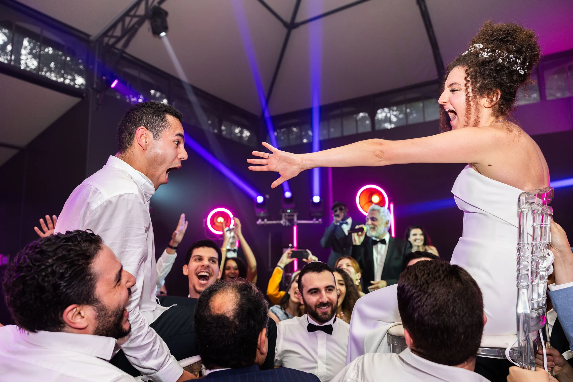 La mariée et ses amis