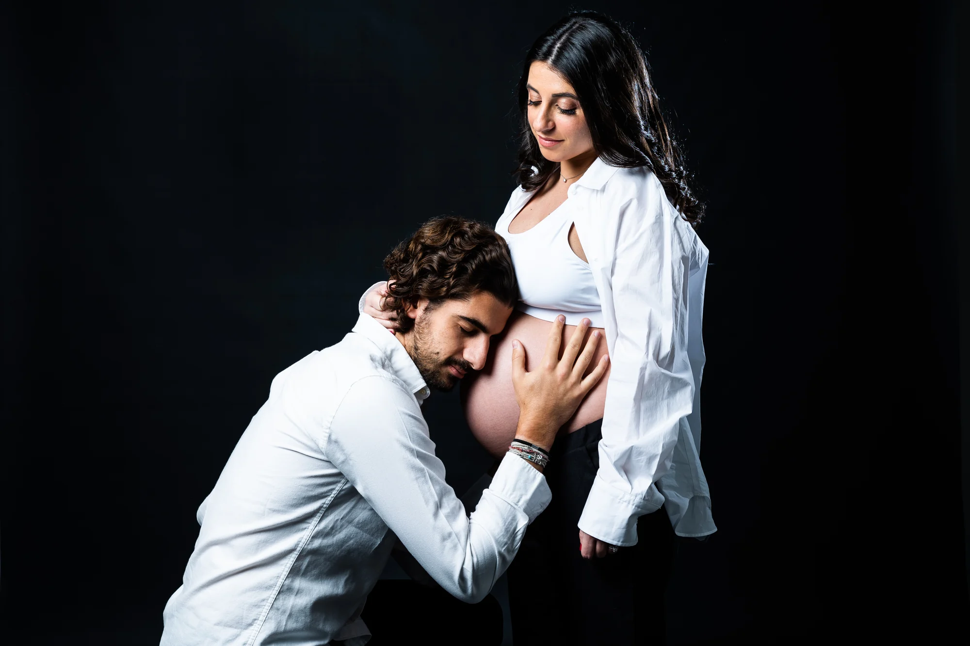 Le baiser sur le ventre